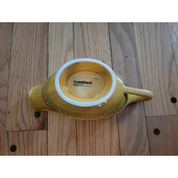 Crate & Barrel Italy Large Vintage Gravy Sauce Boat Server - Picture 6 of 8